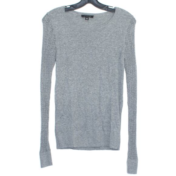 Ann Taylor Womens Sweater Wool Alpaca Blend Long Sleeve Gray Size XS FQ - Picture 1 of 2
